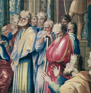 Tapisserie représentant les Actes des Apôtres, Saint Paul prêchant à l